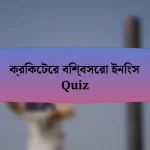 ক্রিকেটের বিশ্বসেরা ইনিংস Quiz